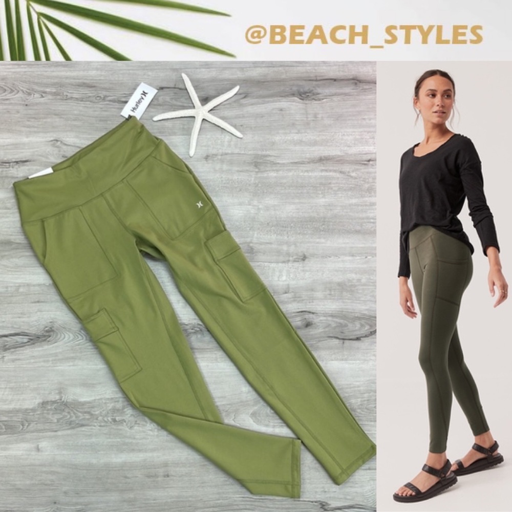 Hurley Olive Green Track Pants